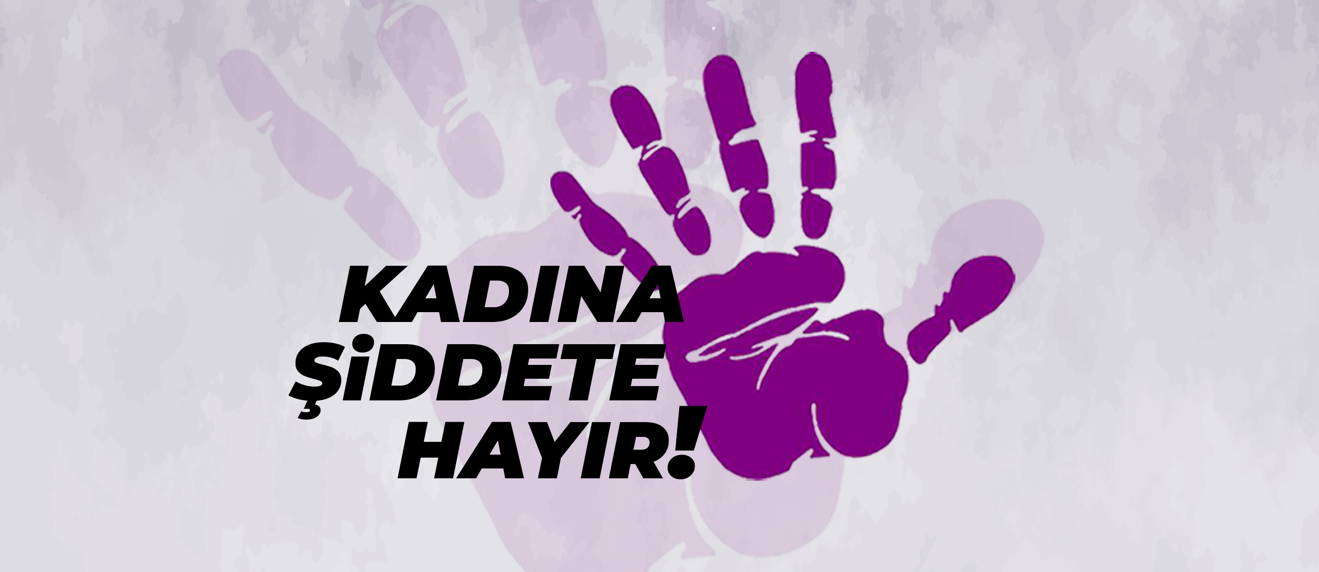 KADINA ŞİDDETE HAYIR